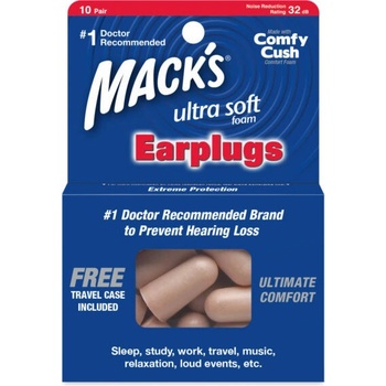 Mack's Ultra Soft Ultra mäkké štuple do uší 10 párov
