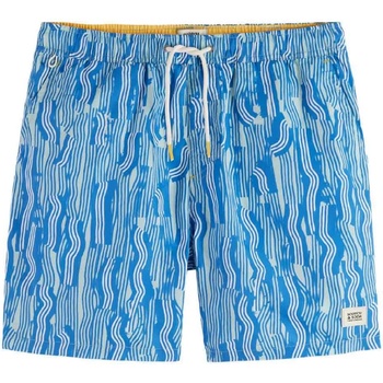 Scotch & Soda Бански гащета Scotch & soda 180380 swimming shorts - Blue (Vuur Island Stripe)