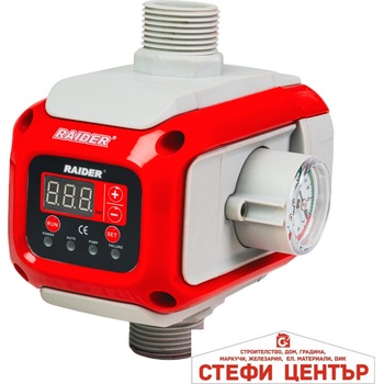 Image 1 of Raider Пресостат електронен 2.2kW 1"M 80°C рег. манометър RD-EPC08 (070195)