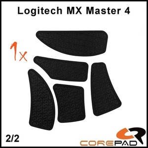 Corepad Soft Grips #893 Black за Logitech MX Master 4 Грип ленти (CGS8930)