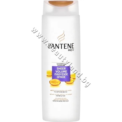 Pantene Шампоан Pantene Sheer Volume, p/n 01.02355 - Шампоан за тънка коса без обем (01.02355)
