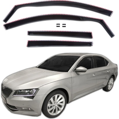 J&J AUTOMOTIVE GP Okenné deflektory Škoda Superb III (3V) Liftback 2015