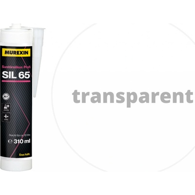 Murexin SIL 65 Profi Sanitárny silikón 310 g transparent