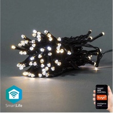 Nedis SmartLife LED Wi-Fi Teplá až studená biela 50 LED 5 m Android IOS WIFILX02W50