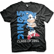 Sonic The Hedgehog tričko Class Of 1991 black