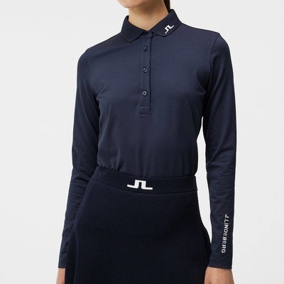 J.Lindeberg Dámska polokošeľa Tour Tech LS Polo JL Navy