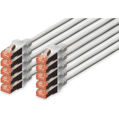 Digitus DK-1644-150 RJ45 CAT 6 S/FTP 15m šedý