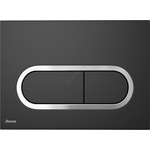 Ravak X01797 - Бутон за промиване 24, 7x16, 5 cm CHROME черен (RK0049)