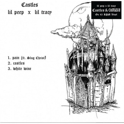 Lil Peep - Castles I & II (45 RPM) (Quad-Split Red/Yellow Splatter & White/Black Splatter Coloured) (LP) (5056167182023)