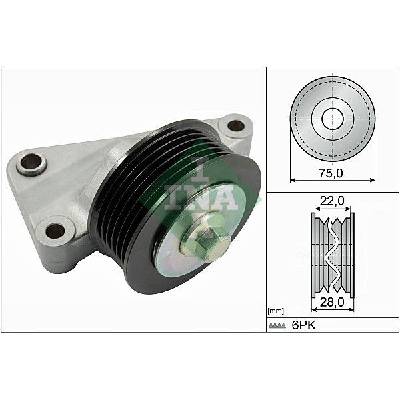 Vratná/vodiaca kladka rebrovaného klinového remeňa Schaeffler INA 532 0825 10