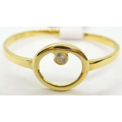 Klenoty Budín Zásnubní dámský zlatý prsten se zirkonem HK1170