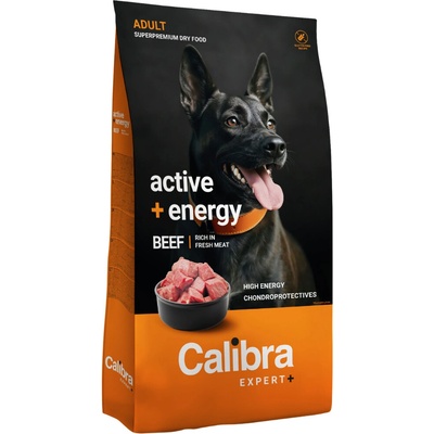 Calibra EXPERT+ Adult Active & Energy hovězí 12 kg