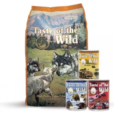 Taste of the Wild High Praire Puppy bizon jehněčí 12,2 kg