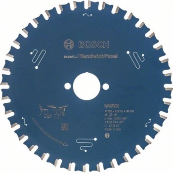 Bosch Диск циркулярен за рязане Bosch на сандвич панели с HM пластини 190 мм, 30 мм, 1.6 мм, 36 z, Sandwich Panel- 2608644367