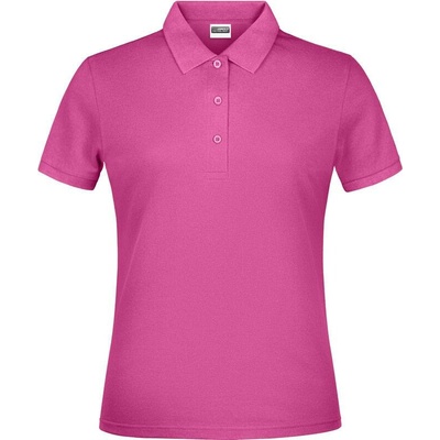 James & Nicholson JN 71 Dámske piqué polo ružová