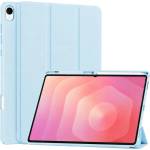 Techsuit Калъф Techsuit Flex Trifold (с държач за писалка) - Samsung Galaxy Tab S12 Plus - Светло син