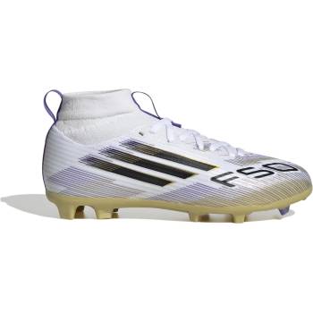 Image 1 of Adidas Детски футболни бутонки Adidas F50 League Childrens Multi-Ground Football Boots - White/Blk/Gold