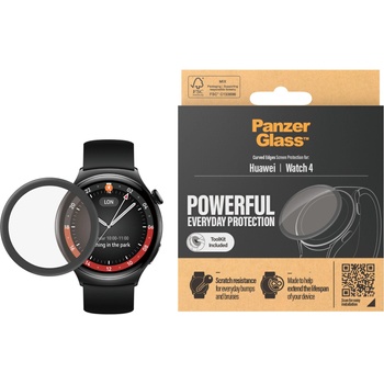 Image 1 of Panzer Стъклен протектор за часовник PanzerGlass за Huawei Watch 4 - Черен