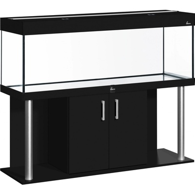 Diversa Comfort LED akvarijní set rovný hliník černý 375 l
