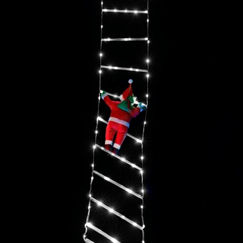 Aigostar - LED външна коледна украса 154xLED/3, 6W/230V/8 функции 1, 6m IP44 студено бяла (AI2247)