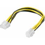 Goobay Преобразувател GOOBAY P8 4pin--8pin дънна платка захранващ кабел конвертор 51358 (51358)