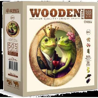 Wooden City - Puzzle Love and Frogs - 500 piese