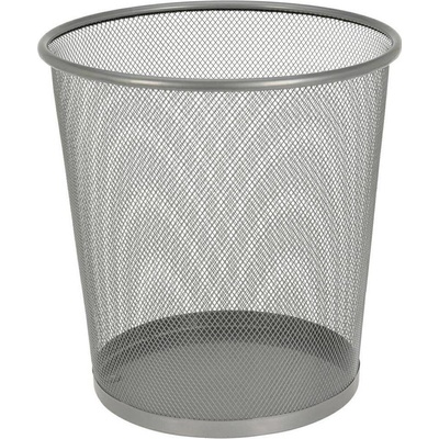 DekorStyle Odpadkový koš SLIMO 28 cm stříbrný