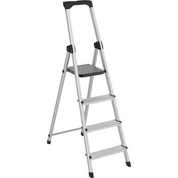 TopMebel KUMTEL KMM-45 алуминиева стълба 3+1 стъпала 138cm