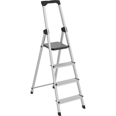 TopMebel Алуминиева стълба kumtel kmm-45 3+1 стъпала 138см