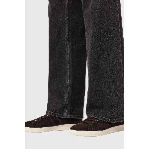AllSaints Велурени маратонки Leon Low Top (M009FE)