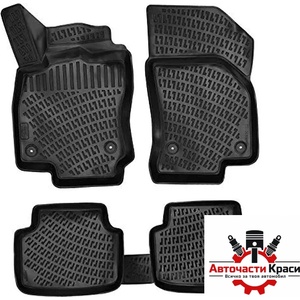 Rizline Гумени стелки RizLine съвместими с Volkswagen Tiguan 2016-2019 (511418) - avtochastikrasi