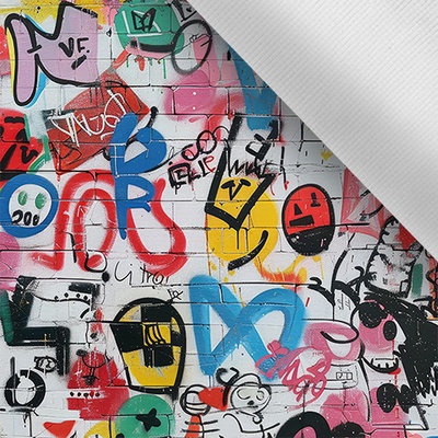 Takoy Letní pružný softshell brick graffiti