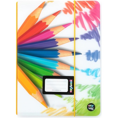 Karton P P Zošit PP Oxybook A5 Pastelky