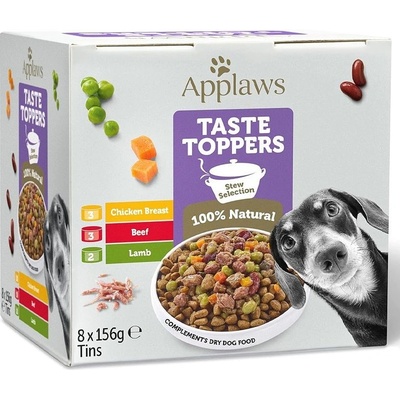 Applaws Dog Taste Toppers Stew Multipack 8 x 156 g