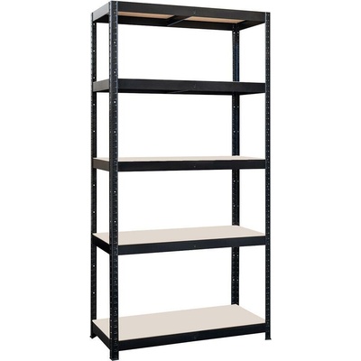 M.A.T. Group Stojan 900 × 450 × 1800 mm, 5 políc, oceľová doska ČER + MDF 791476
