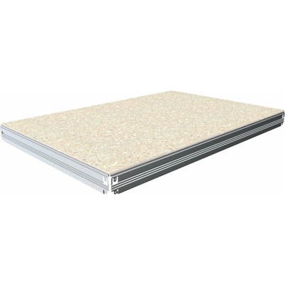 Biedrax Poschodie k regálu 35 x 90 cm, pozink, polica OSB 10 mm, nosnosť 300 kg
