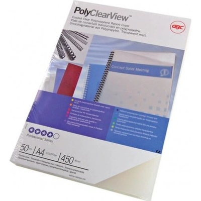 Plastové obálky GBC PolyClearView A4 450 mic číre 50 ks