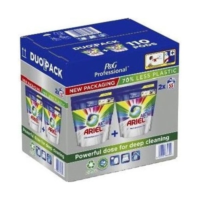 Ariel Professional Color gélové kapsule na pranie 2 x 55 PD