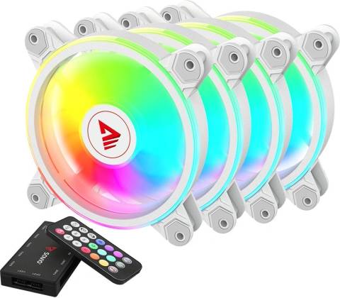 Savio FAN-01 4-pack White