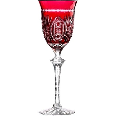 Bohemia Crystal broušené sklenice na víno Rubín 2 x 240 ml