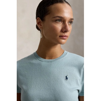 Ralph Lauren пуловер с къси ръкави дамски с памук (211971872)
