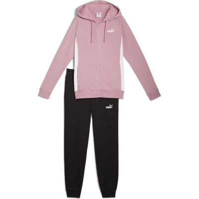 Puma Full zip hooded růžová – Zboží Dáma
