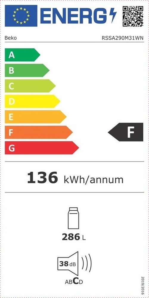 Beko RSSA290M31WN