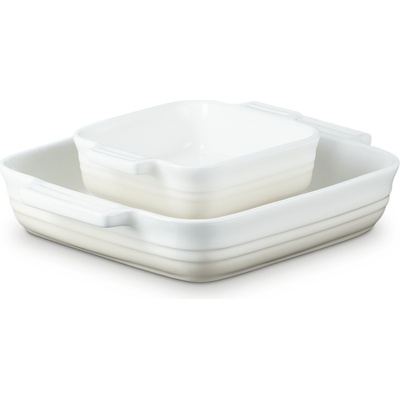 Le Creuset Форми за печене Le Creuset квадратни 14 + 23 см бежови 2 бр (79035007160006)