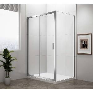 POLYSAN Easy Line - Душ кабина, 100x80 см, хром/прозрачно стъкло EL1015EL3215 (EL1015EL3215)