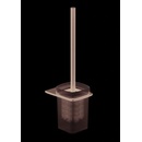 Kielle Vega WC štětka nástěnná s držákem matné sklo matná černá 40518004