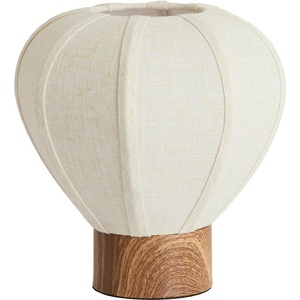 Light & Living Кремава метална настолна лампа с текстилен абажур (височина 23, 5 cm) Kyzo - Light & Living (1900043)