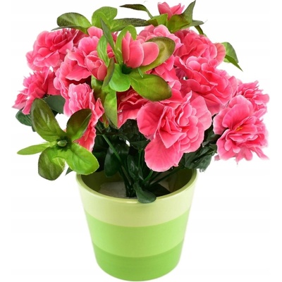 DOMMIO Azalka v keramickém květináči 25 × 25 cm růžová