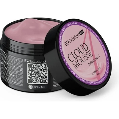 Excellent Pro stavební gel Cloud Mousse Natural 1 50g