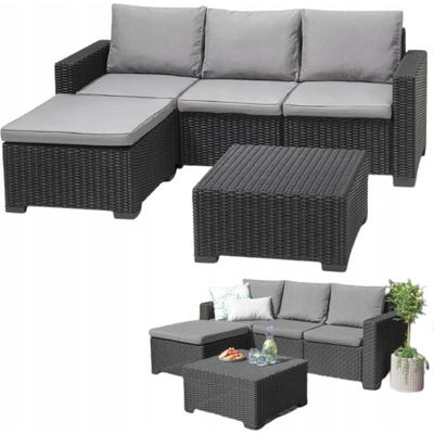 KETER Záhradný set FLORIDA chaise longue grafit